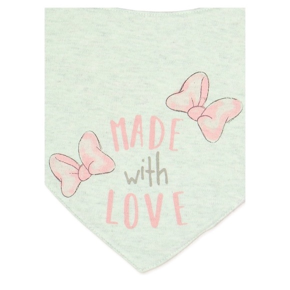 Disney Minnie Mouse 3 Pack Baby Girl Bibs Drool Bandana Fabric - Picture 4 of 6